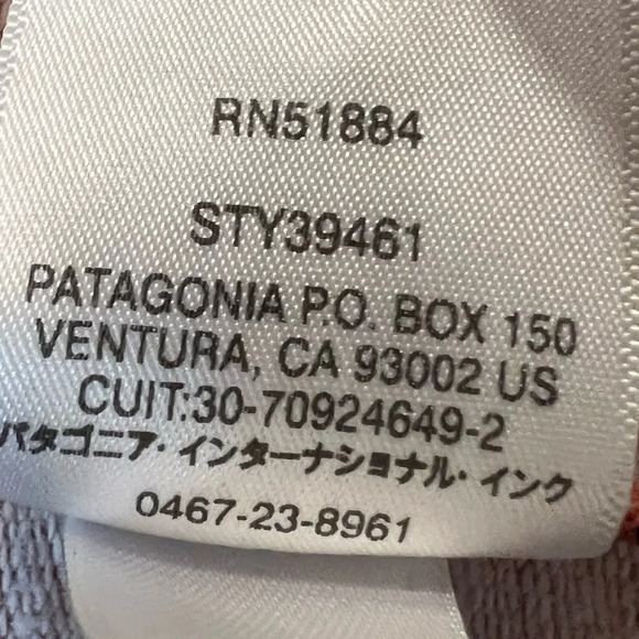 Patagonia Sweatshirt P6 Logo Full Zip Hoody Roots Red. Size Medium. - Picture 12 of 13
